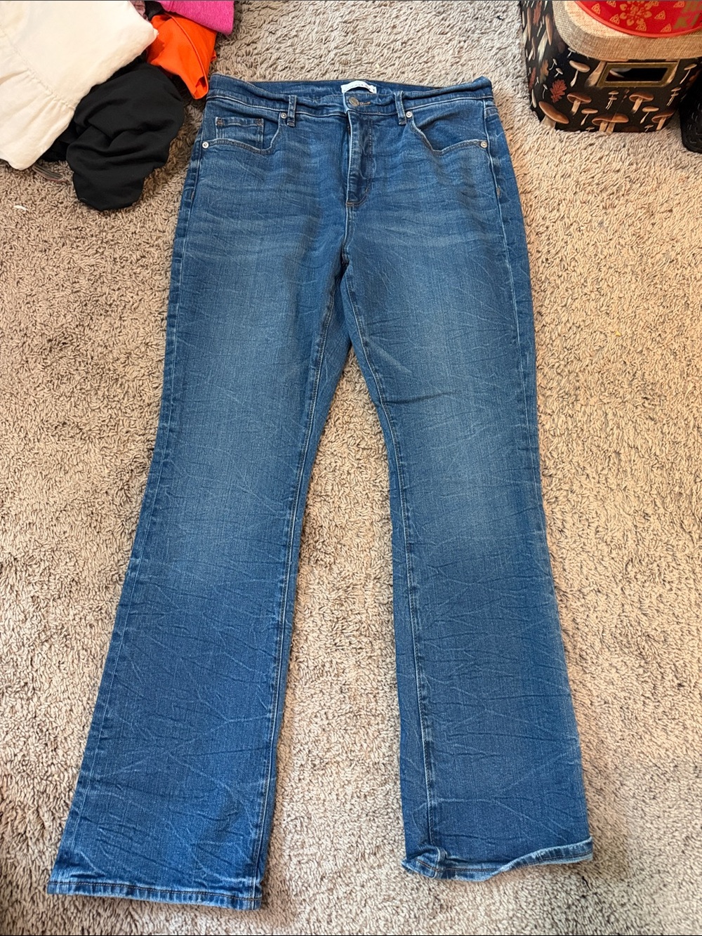 LOFT Women's Medium Blue Bootcut Jeans